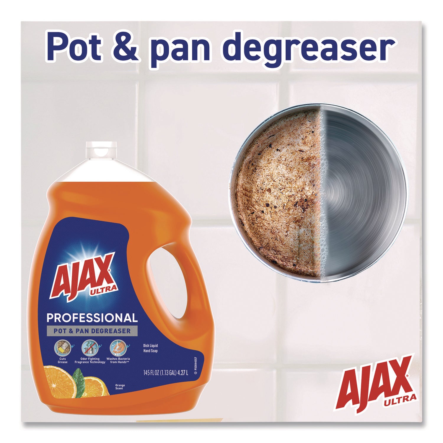 Dish Detergent, Orange Scent, 145 oz Bottle