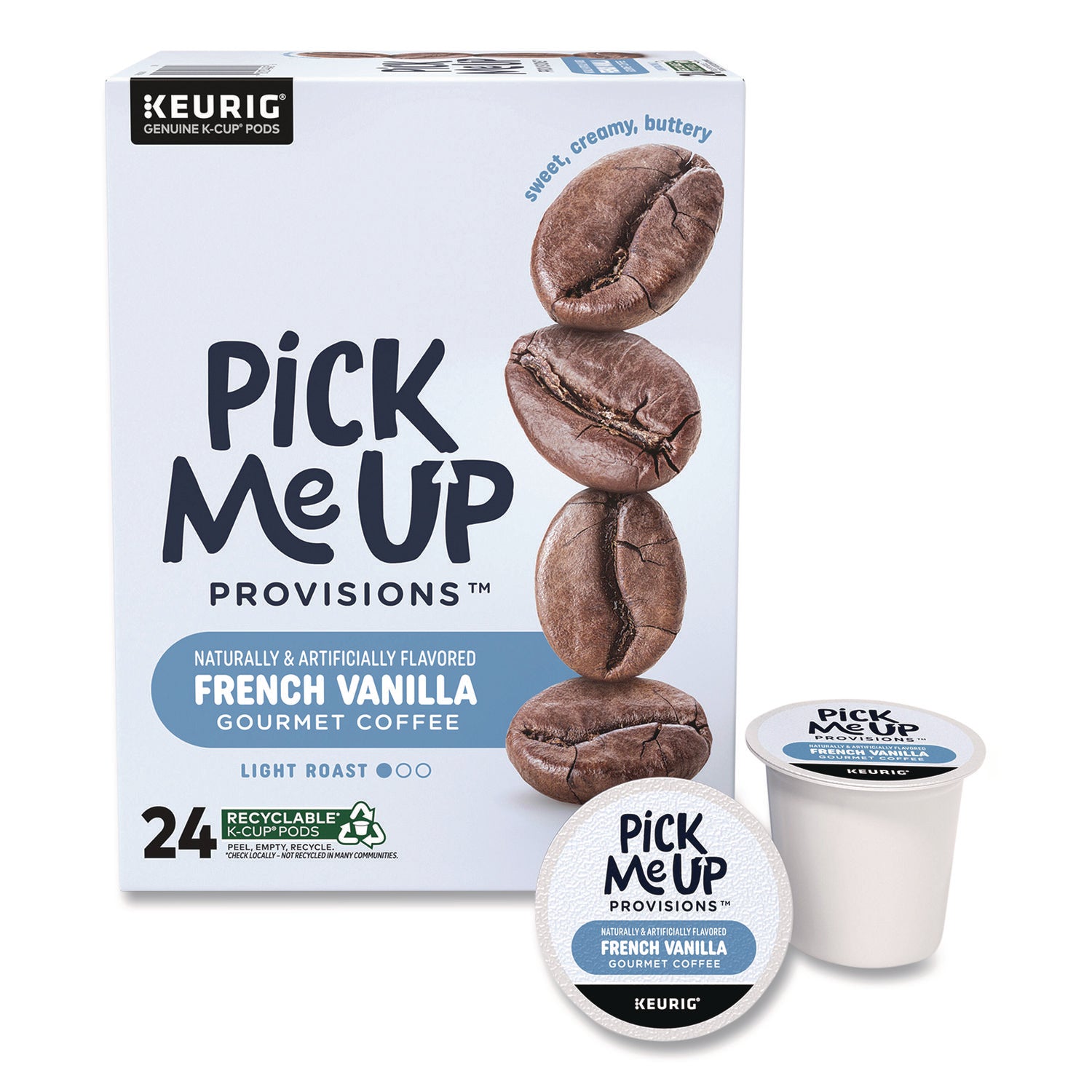 French Vanilla Coffee K-Cups, 24/Box