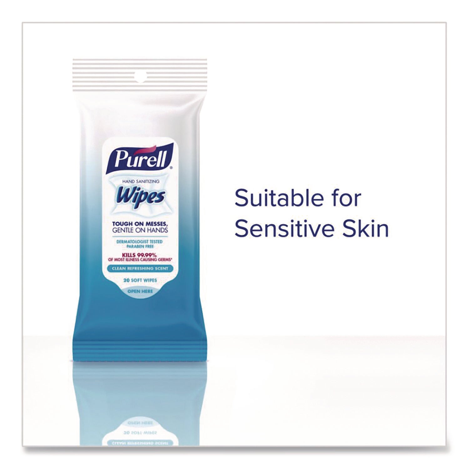 Purell Clean Refreshing Scent Hand Sanitizing Wipes Travel Pack (20 Count)