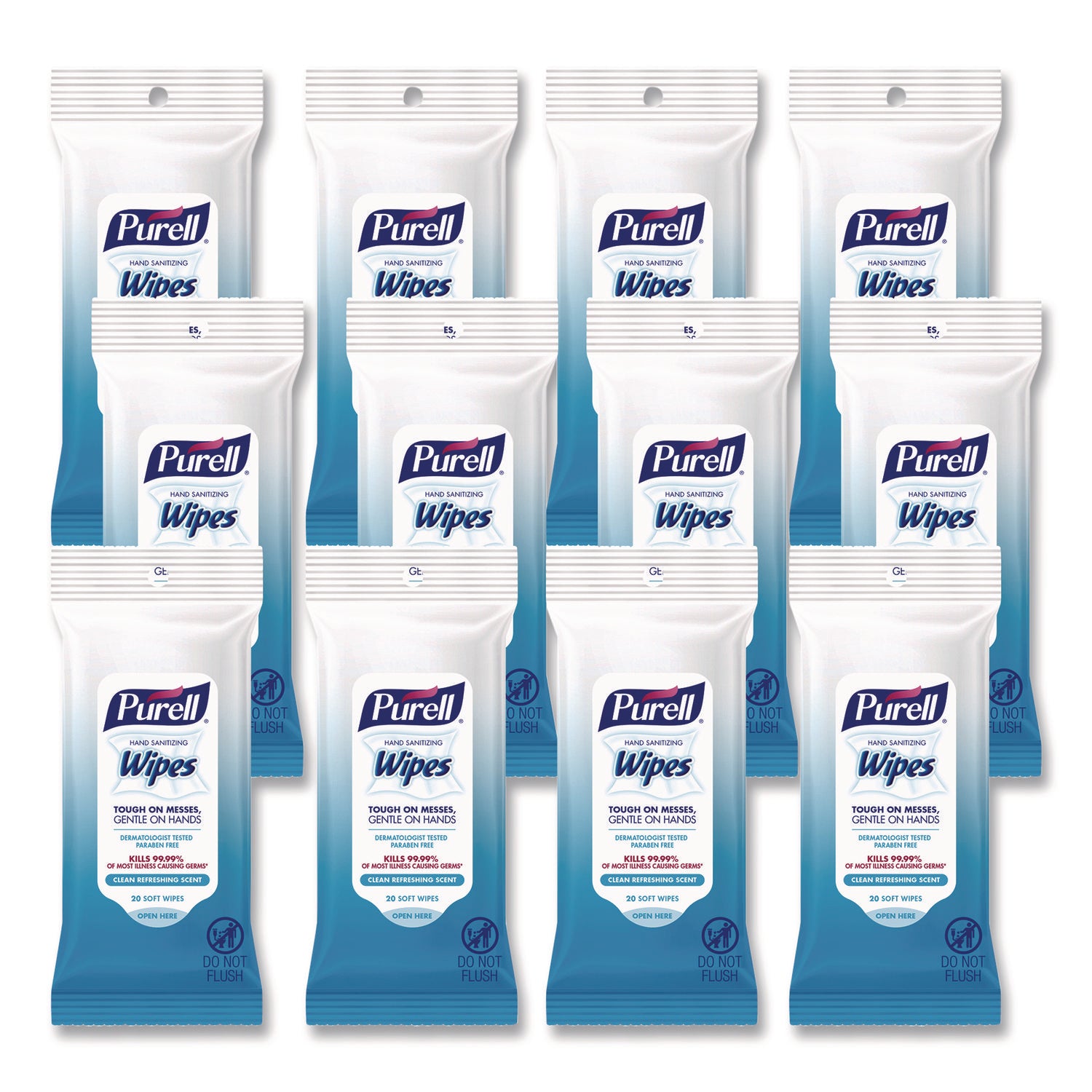 Purell Clean Refreshing Scent Hand Sanitizing Wipes Travel Pack (20 Count)