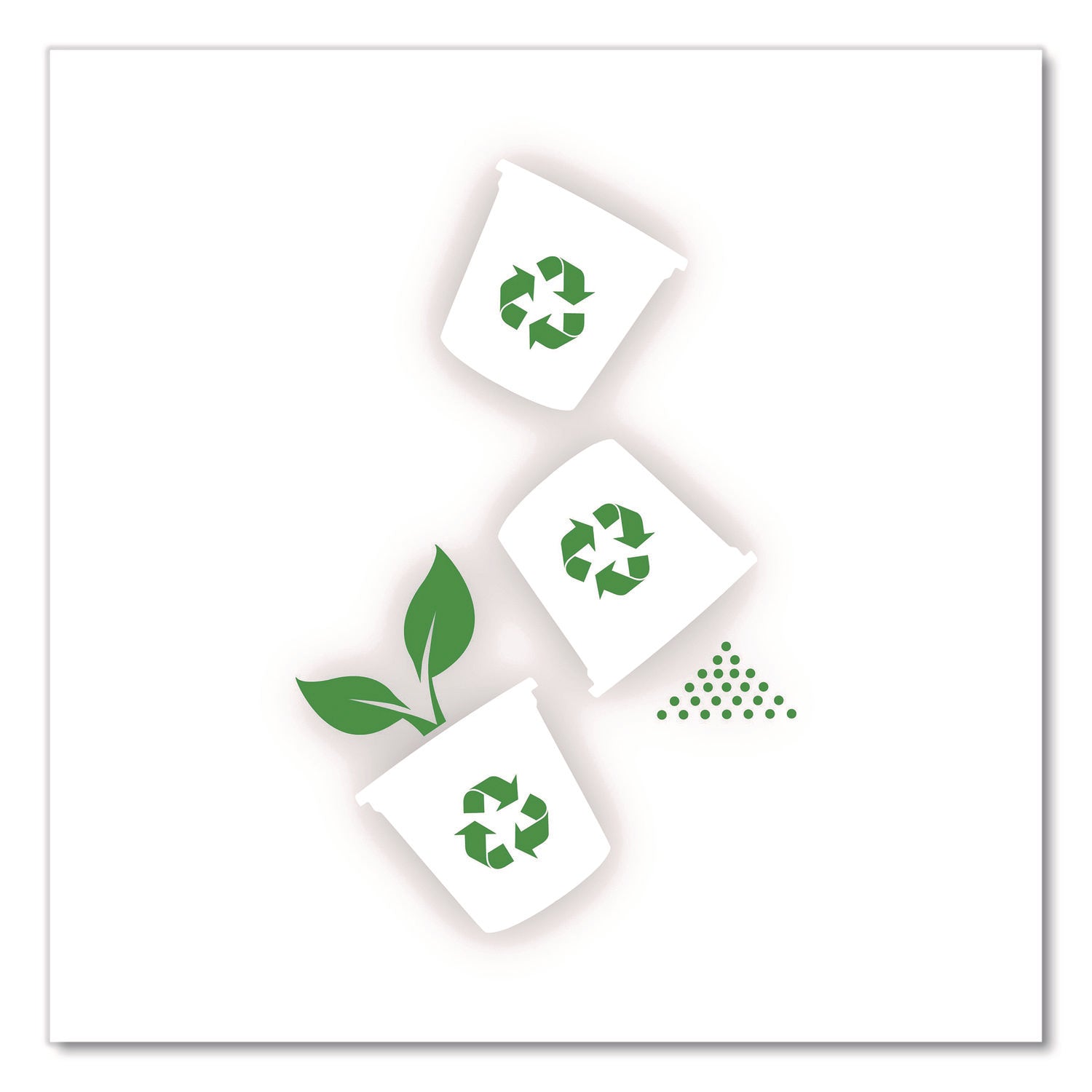 K-Cycle K-Cup Pod Recycling Station, Plastic, Black/Green/White, 5/Pack