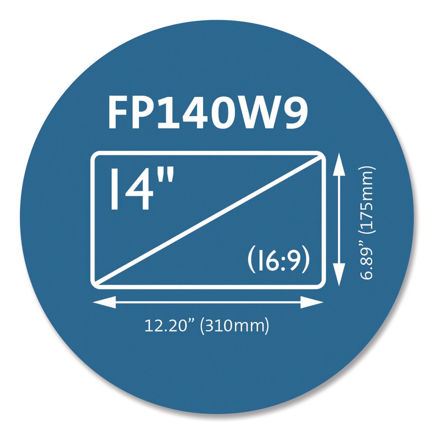 Laptop Privacy Screen for 14" Monitors, 16:9 Aspect Ratio
