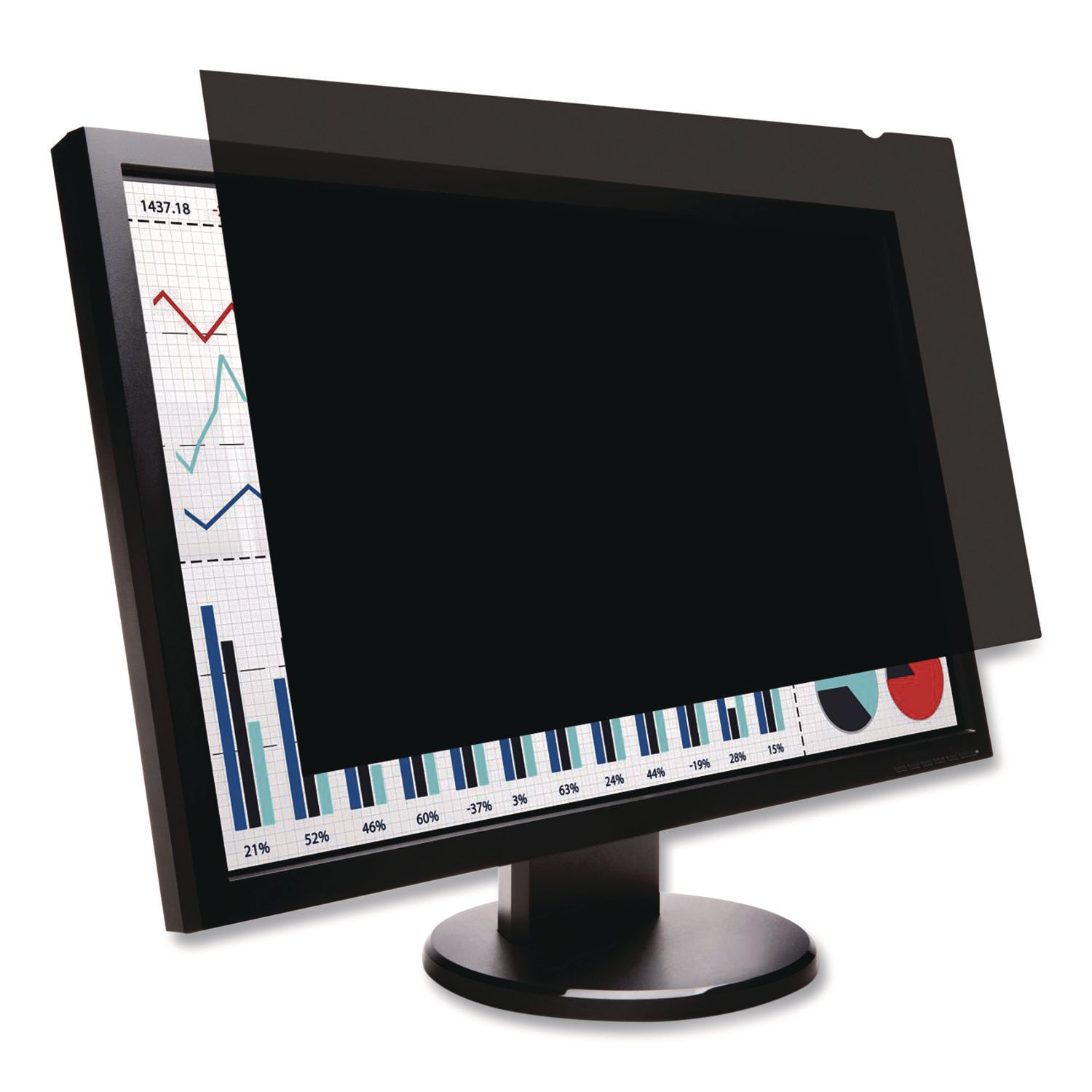 For 24" Widescreen LCD Monitor - 16:9 - Scratch Resistant, Damage Resistant - Anti-glare - 1 Each