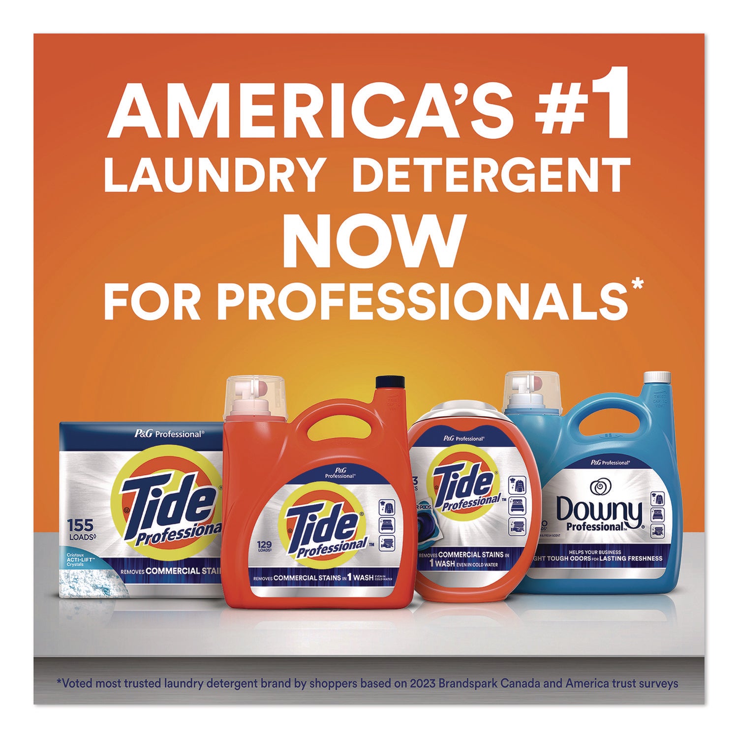 Commercial Power PODS Laundry Detergent, 63 Liquid Pods, 101 oz Tub