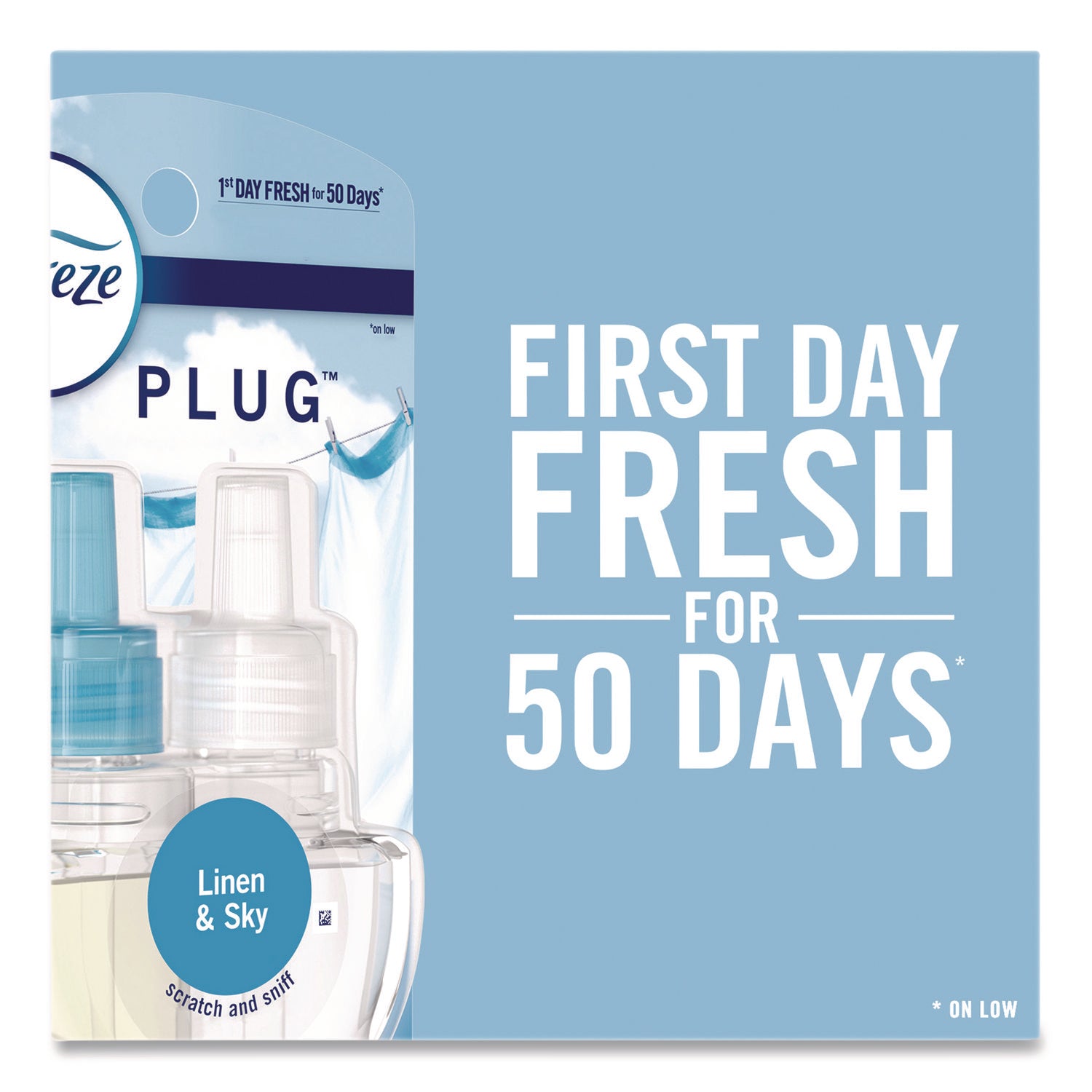 PLUG Air Freshener Refills, Gain Original, 0.87 oz, 3/Pack