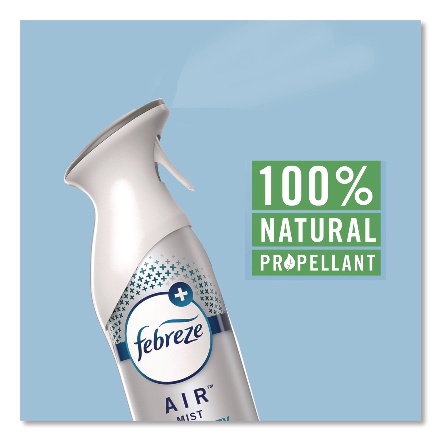 Febreze Air Freshener Spray, Crisp Clean Scent, Odor Neutralizer, VOC-Free, Heavy Duty, 8.8 fl oz, 3 Pack