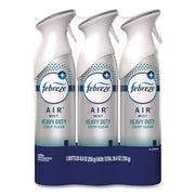 Febreze Air Freshener Spray, Crisp Clean Scent, Odor Neutralizer, VOC-Free, Heavy Duty, 8.8 fl oz, 3 Pack