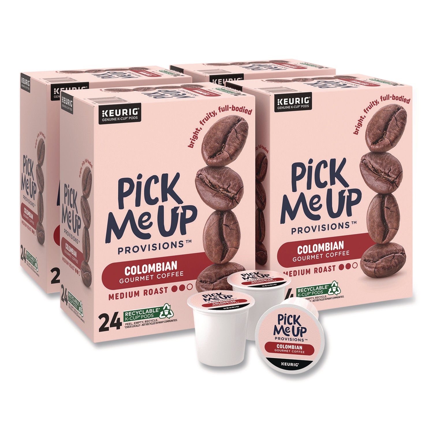 Colombian Coffee K-Cups, 24/Box, 96/Carton