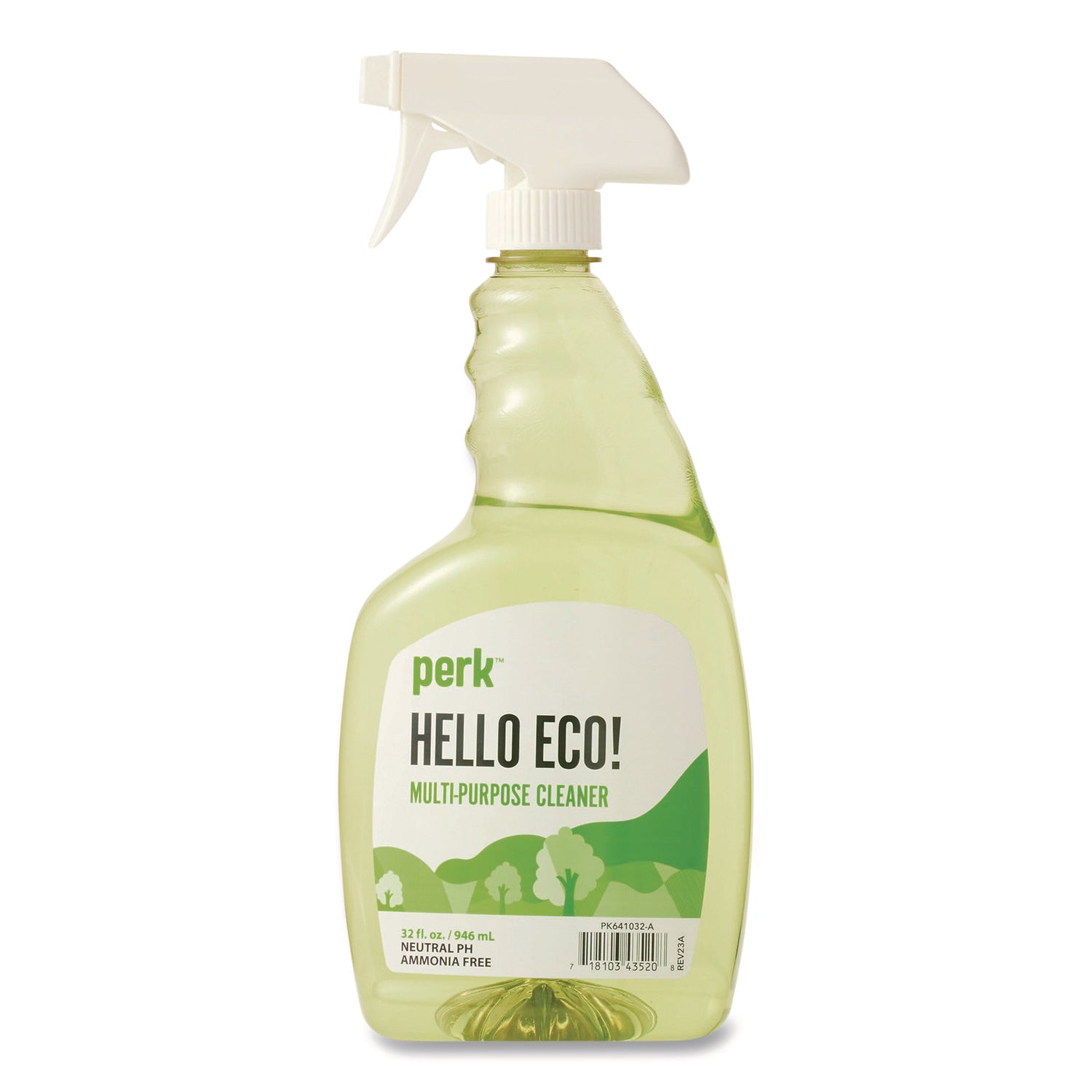 Hello Eco Multi-Purpose Cleaner, Citrus Scent, 32 oz Spray Bottle