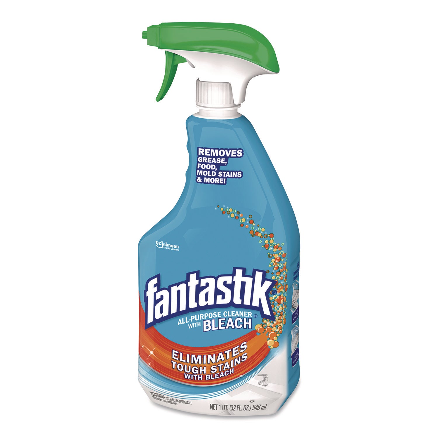 MAX All-Purpose Cleaner with Bleach, Fresh Scent, 32 oz Spray Bottle