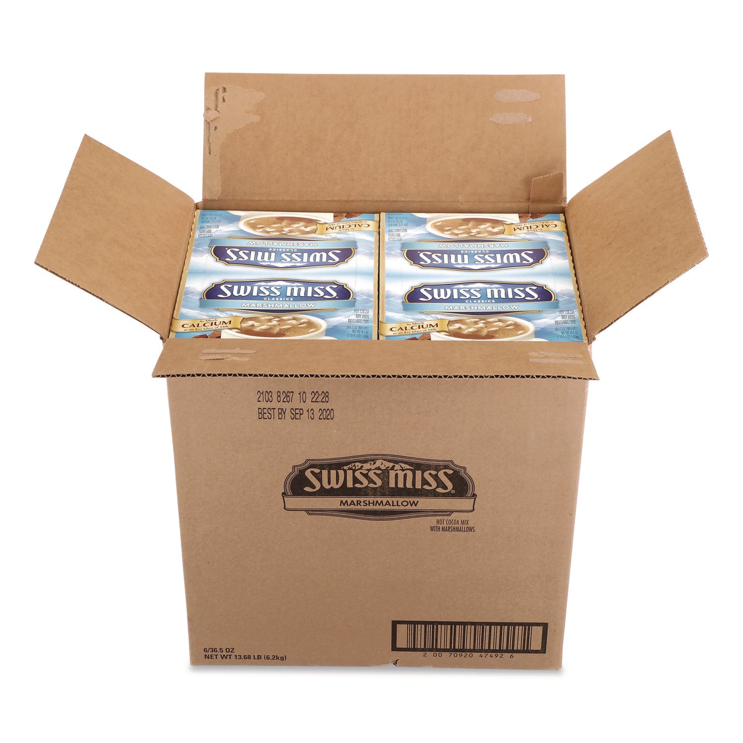 Marshmallow Hot Cocoa Mix, 0.73 oz Packet, 50/Box