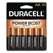 Duracell Coppertop Alkaline AA Batteries - For Multipurpose - AA - 1.5 V DC - 10 / Pack