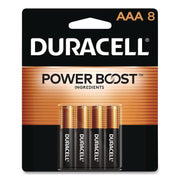 Duracell Coppertop Alkaline AAA Batteries - For Multipurpose - AAA - 1.5 V DC - 8 / Pack