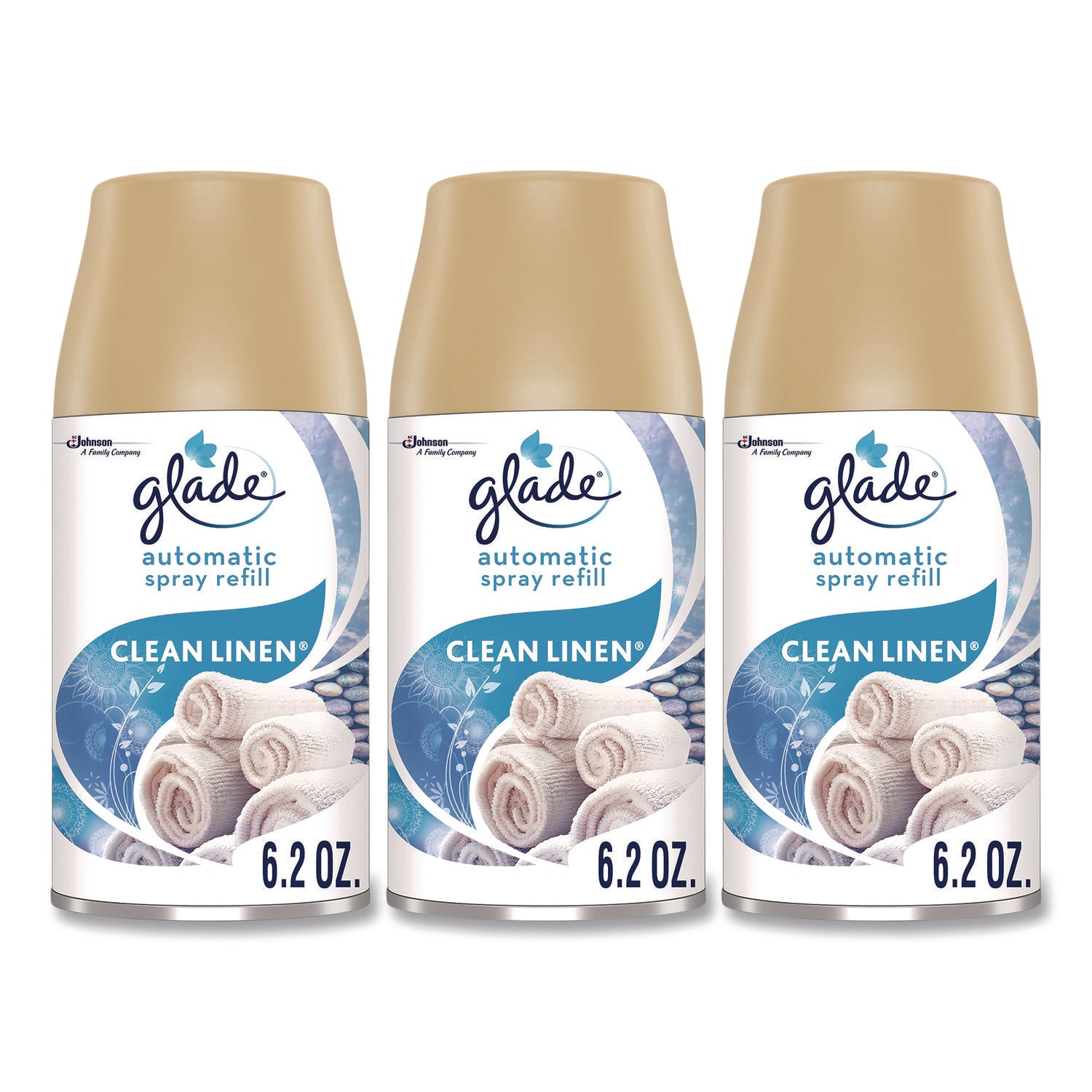 Spray - 6.2 fl oz (0.2 quart) - Clean Linen - 70 Day - 3 / Pack