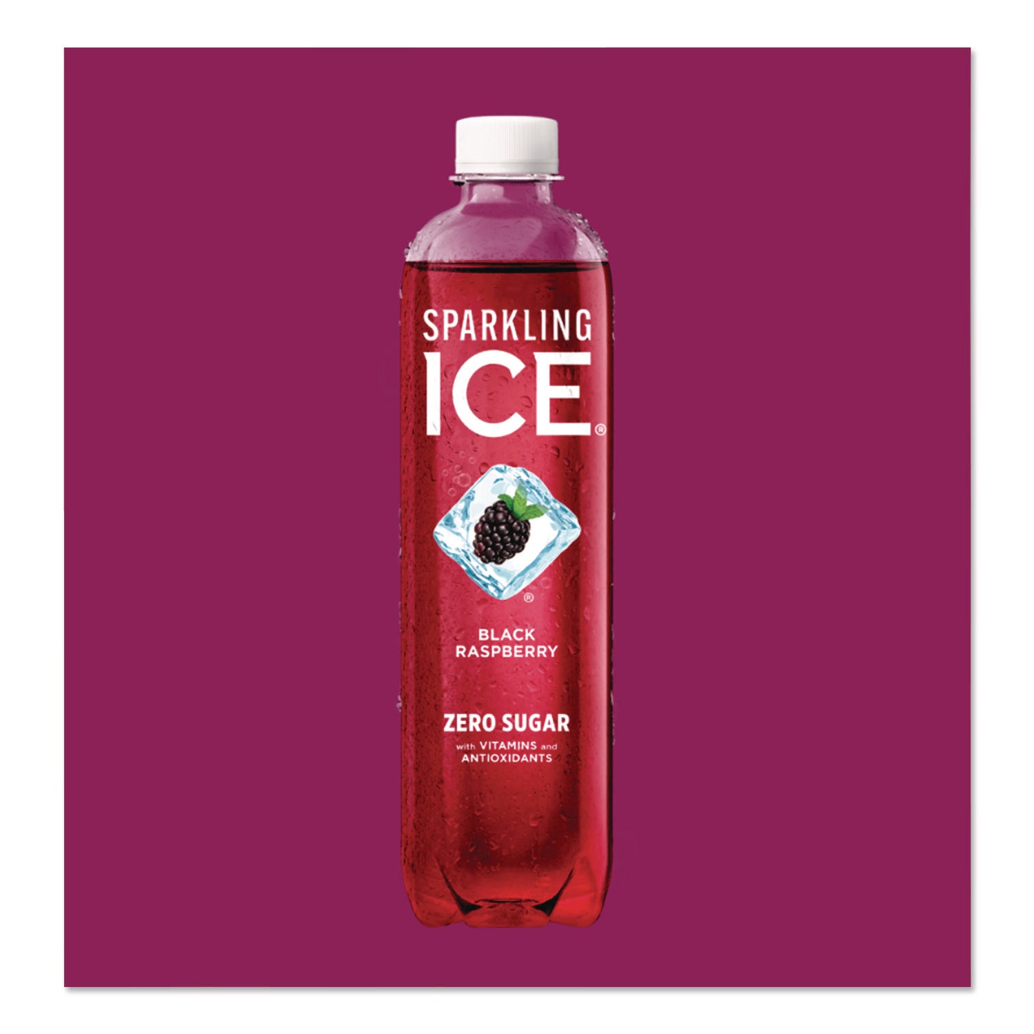 Variety Pack Sparkling Water, Cherry Limeade/Black Raspberry/Orange Mango/Kiwi Strawberry, 17 oz Bottle, 12/Pack