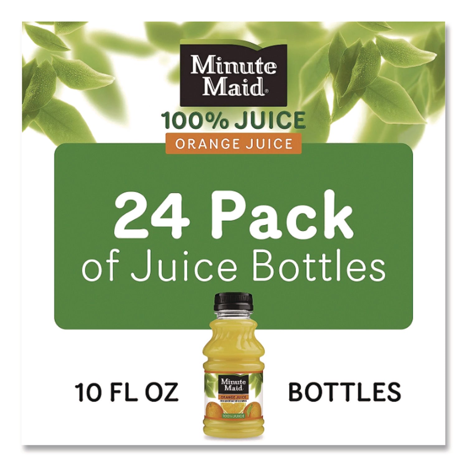 Orange Juice, 10 Oz Bottle, 24/Carton