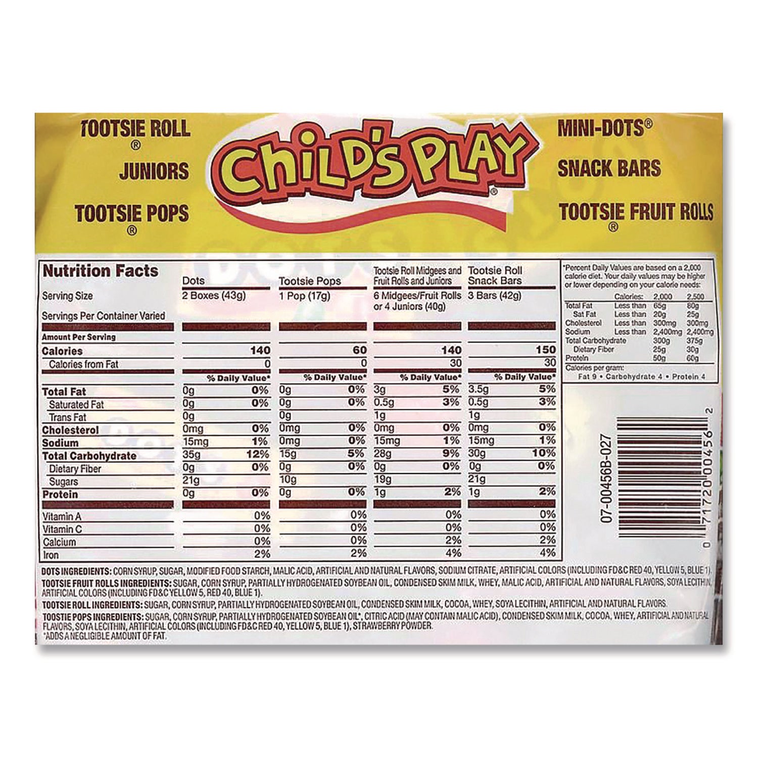 Pops Minis, Assorted Flavors, 36 oz Bag, 200 Pieces