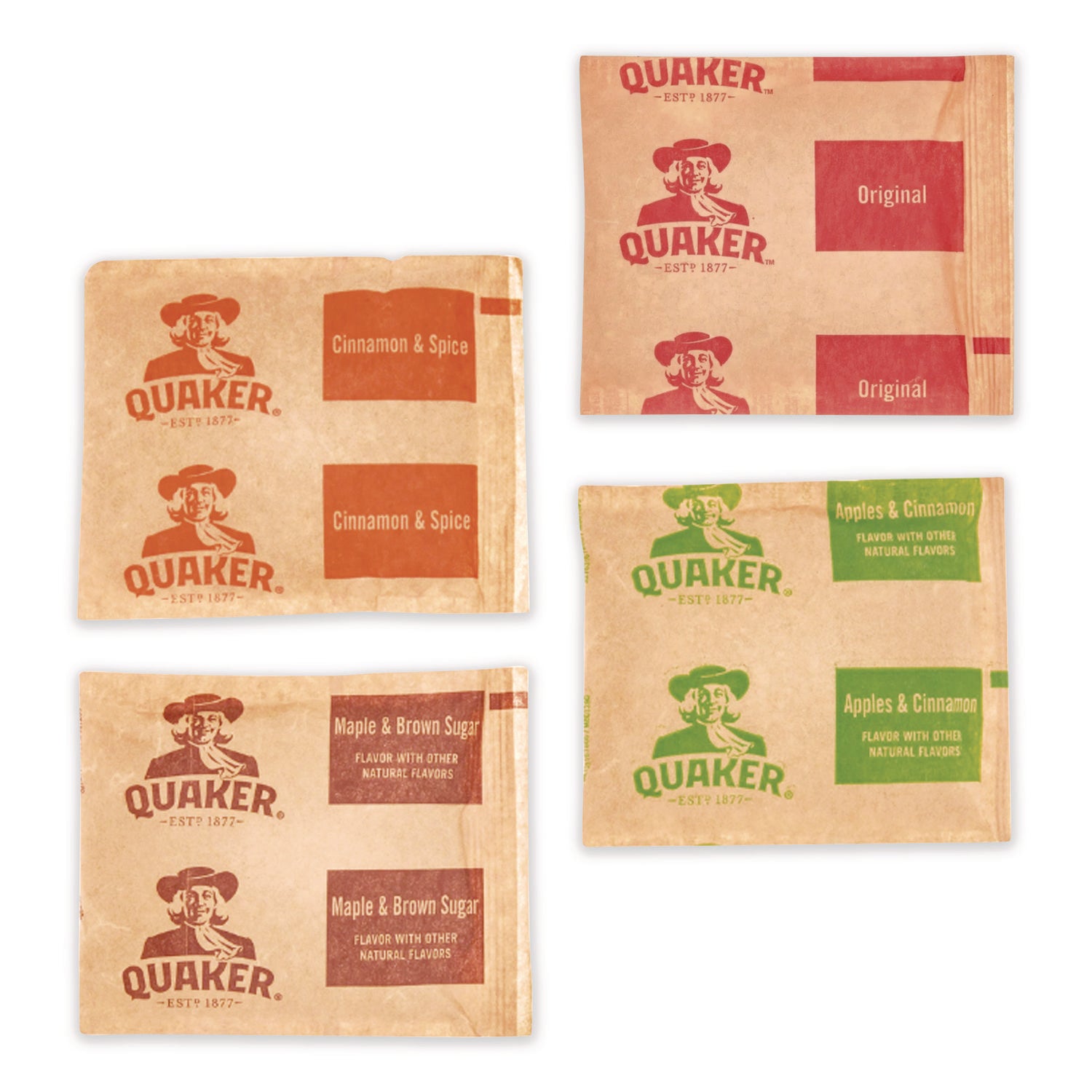 Instant Oatmeal, Assorted Flavors, 1.51 oz Packet, 64/Carton