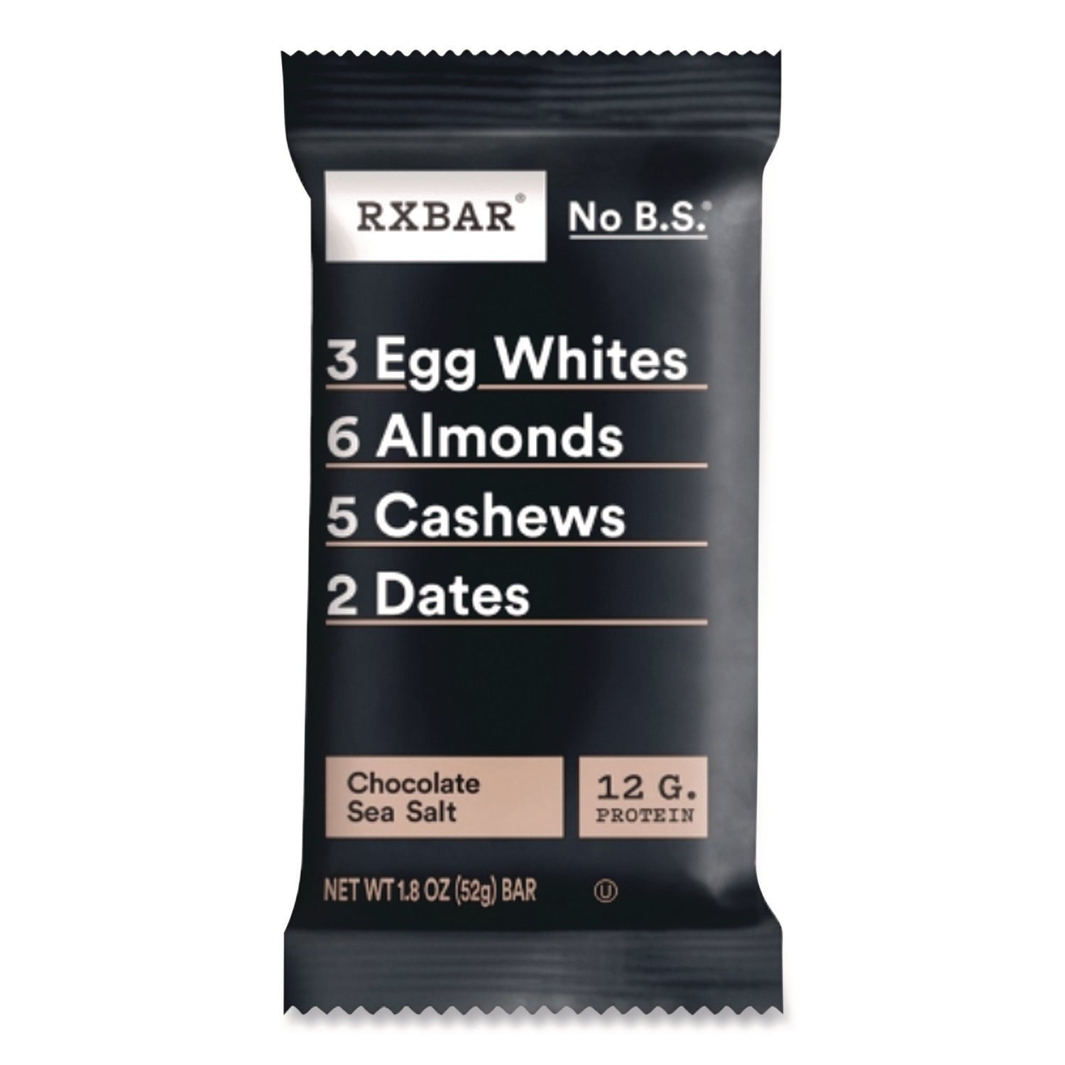 Adult Bars, Chocolate Sea Salt, 1.83 oz Bar, 12/Box