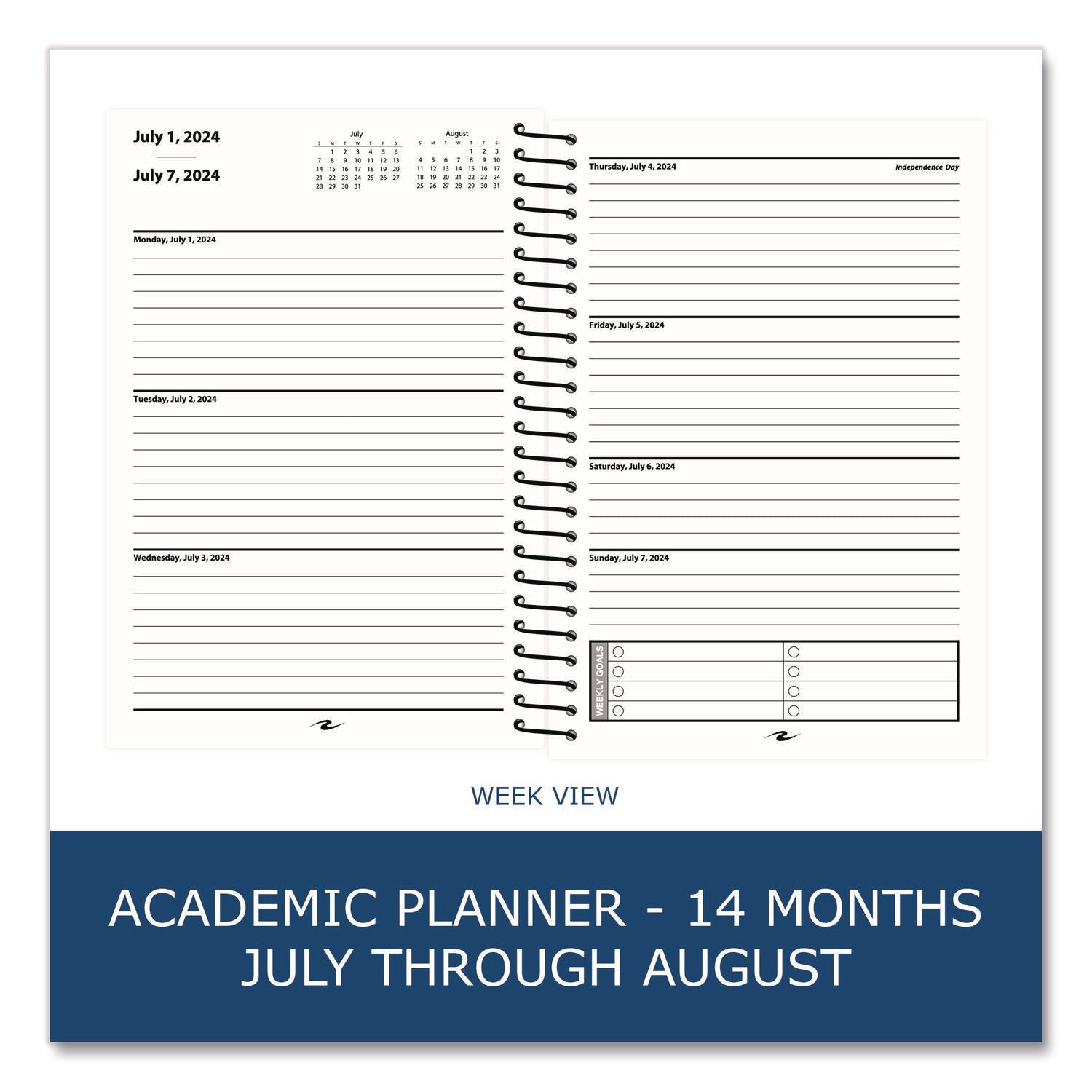 Roaring Spring 14-month Academic Planner