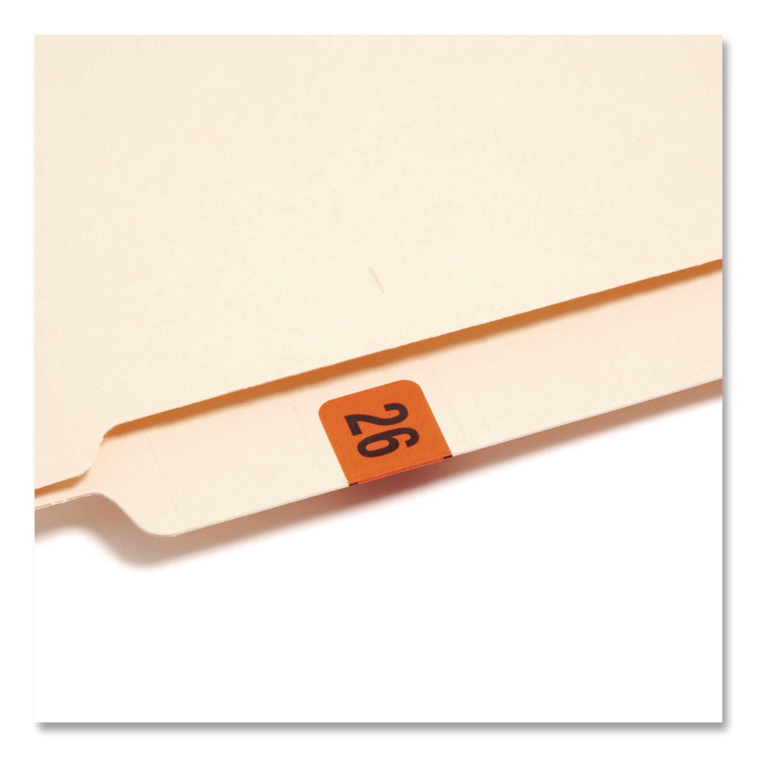 Smead ETYJ Color-Coded Year Labels, 3/4" x 1 1/2", Orange, Laminated, Self-Adhesive, 500 Labels per Roll, 1 Roll
