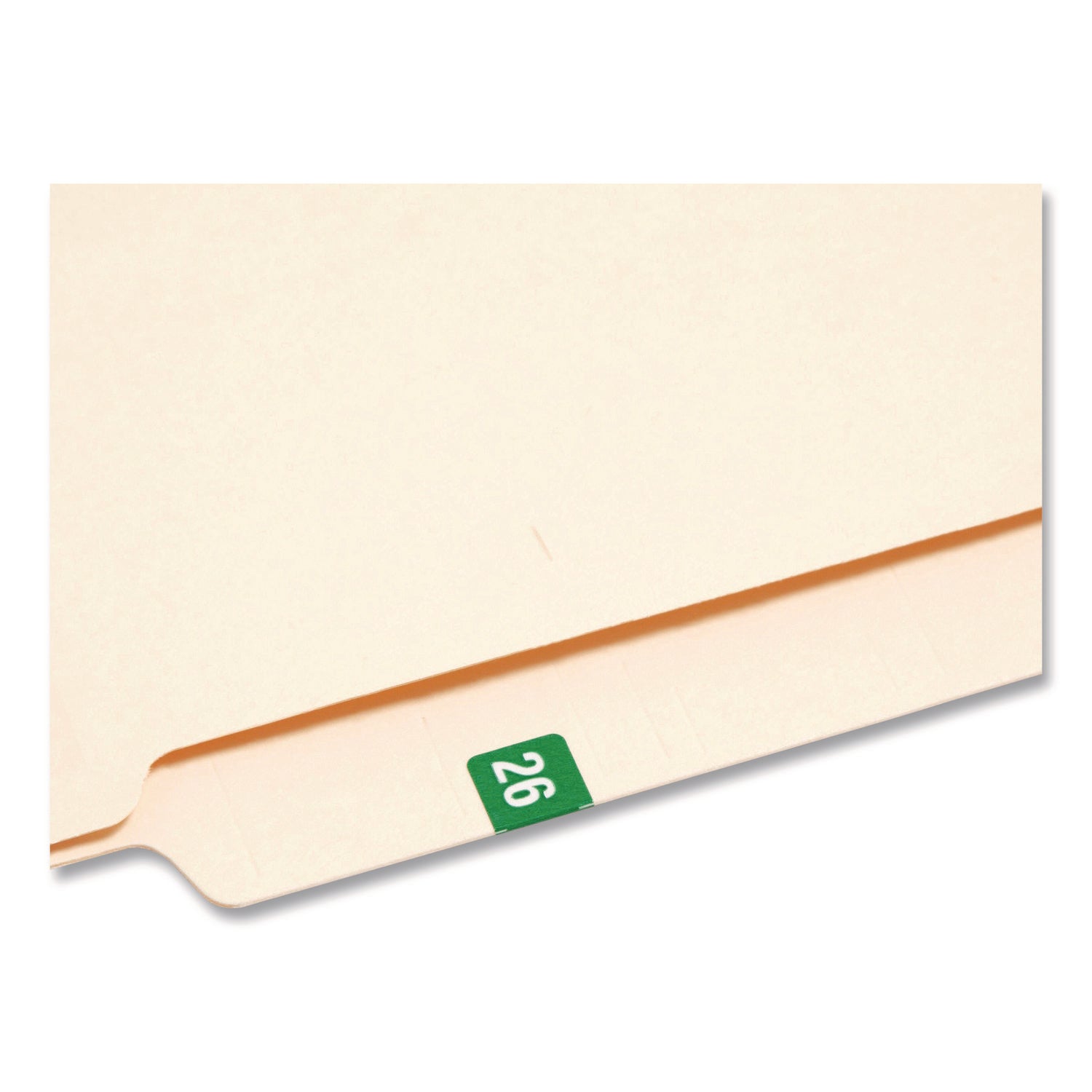 Smead ETS Color-Coded Year Labels, Green, Laminated, Self-Adhesive, 1/2" x 1", 25 Labels/Sheet, 10 Sheets, 2026 Total Labels, 1 Pack