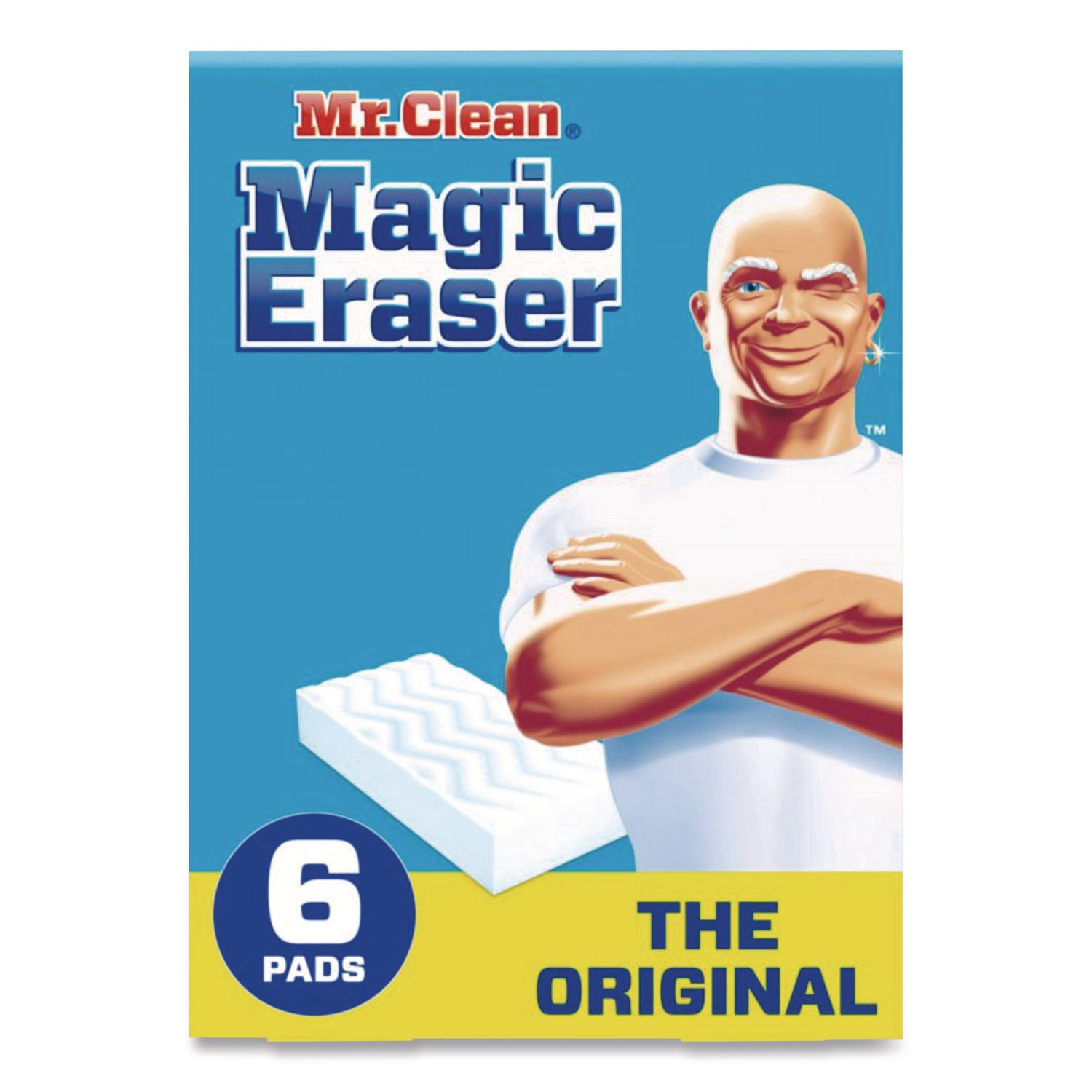 Mr. Clean Magic Eraser Pads - For Multipurpose - Pad - Sturdy - White - 6 / Pack