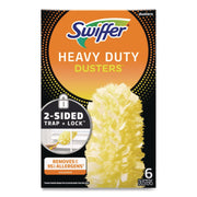 Swiffer 360-degree Dusters Refill, Fiber, Yellow, 6 Dusters per Box, 4 Boxes per Carton (Total 24 Dusters)