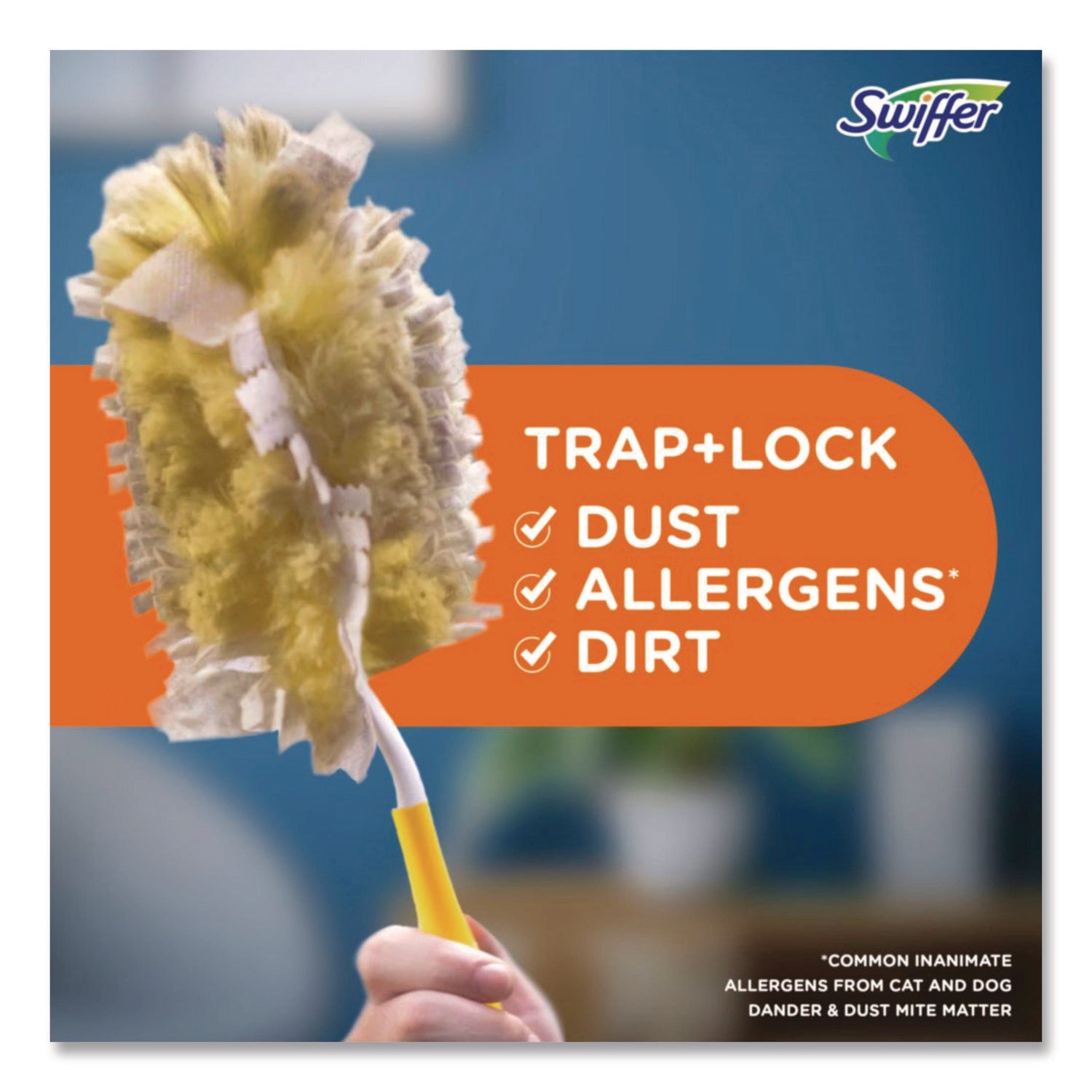 Swiffer 360-degree Dusters Refill, Fiber, Yellow, 6 Dusters per Box, 4 Boxes per Carton (Total 24 Dusters)