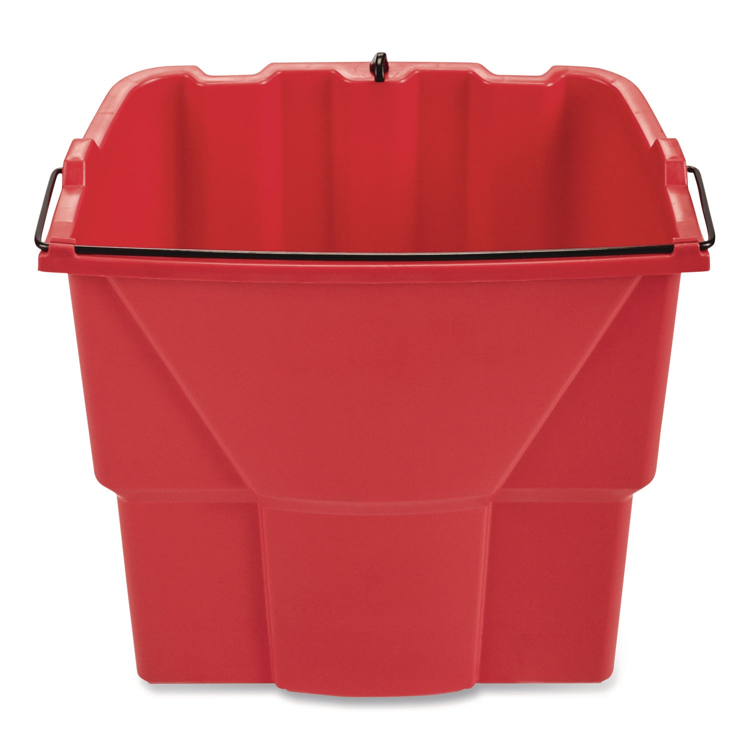 Rubbermaid Commercial WaveBrake 18 QT Dirty Water Bucket - 4.50 gal - 14" x 9.8" - Plastic - Red - 1 Each
