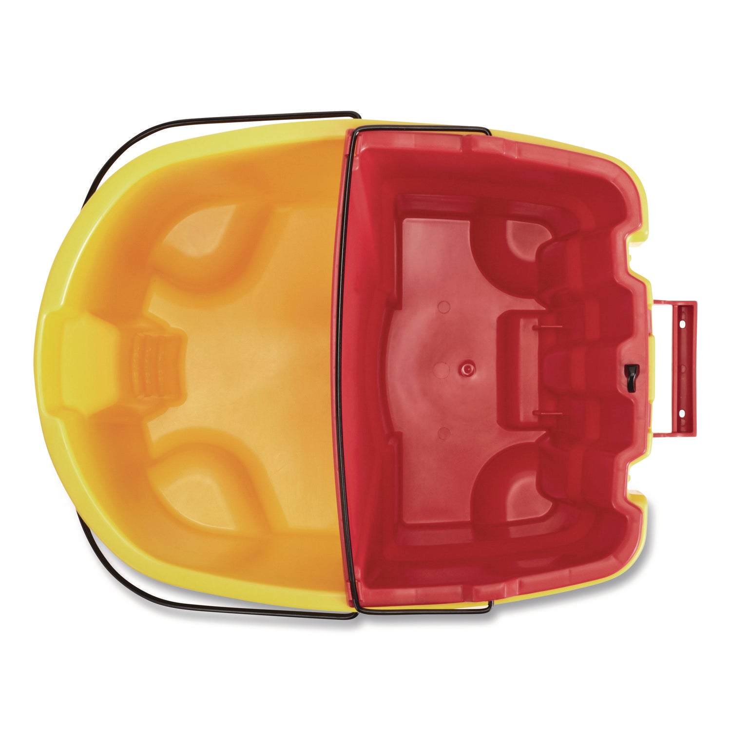 Rubbermaid Commercial WaveBrake 18 QT Dirty Water Bucket - 4.50 gal - 14" x 9.8" - Plastic - Red - 1 Each