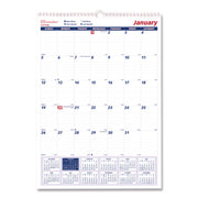 Julian Dates - Monthly - 1 Year - January 2026 to December 2026 - 1 Month Single Page Layout - 12" x 17" Sheet Size - Twin Wire - White - 1 Each