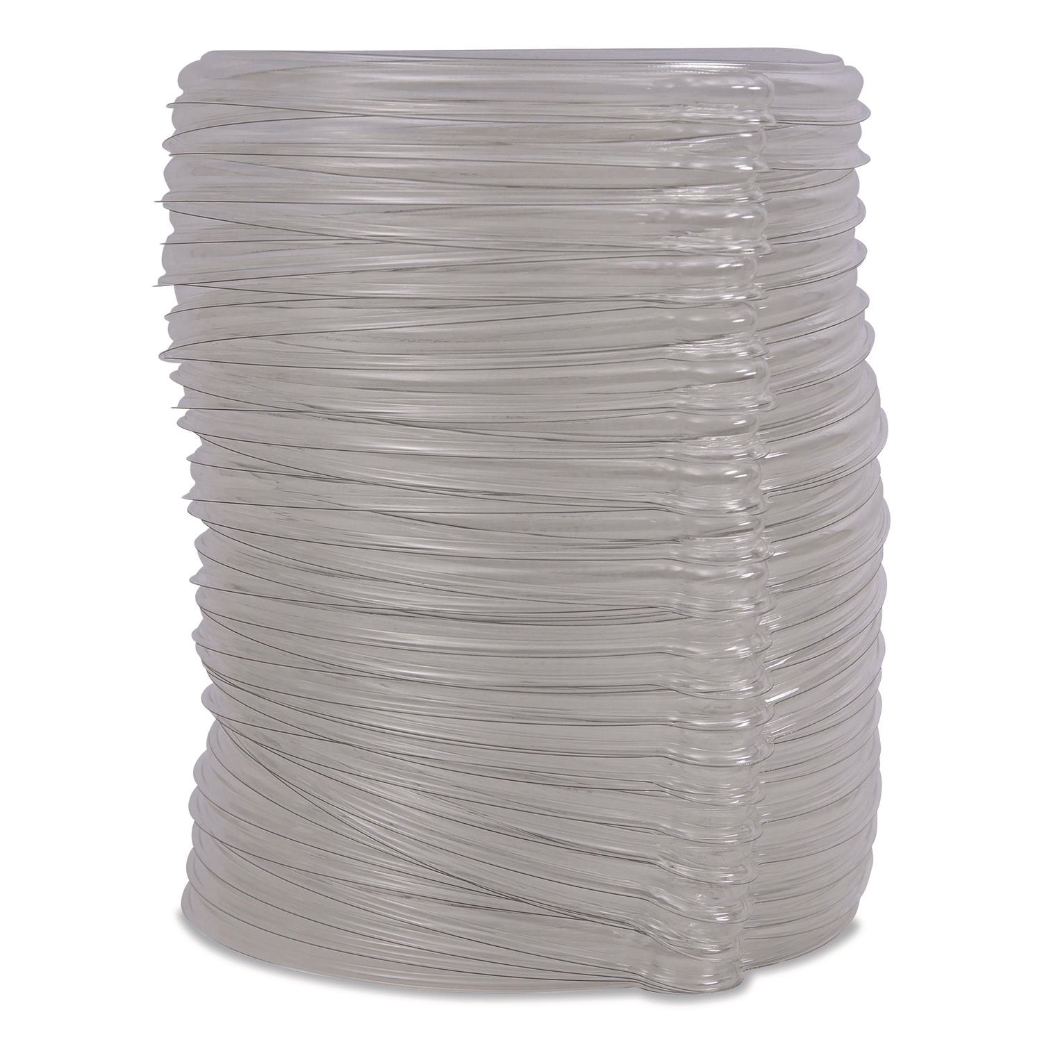 Worldview 100 Percent Recycled Content Lid, 7.93" Diameter x 0.6" h, Clear, 400/Carton