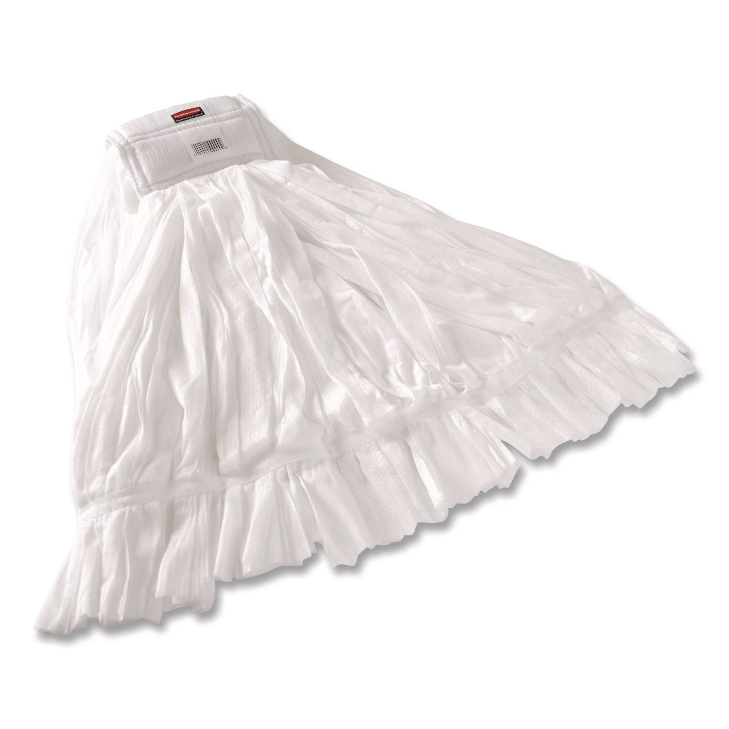 Disposable Mop, Nonwoven Fiber, #24, 5" Headband, White