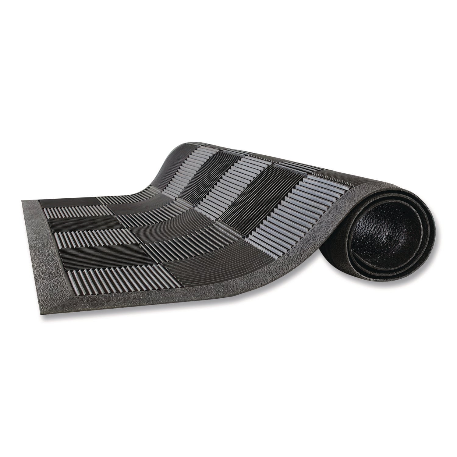 Parquet Wiper Scraper Mat, 36 X 60, Black