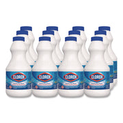 Concentrated Regular Disinfecting Bleach, 24 oz Bottle, 12/Carton