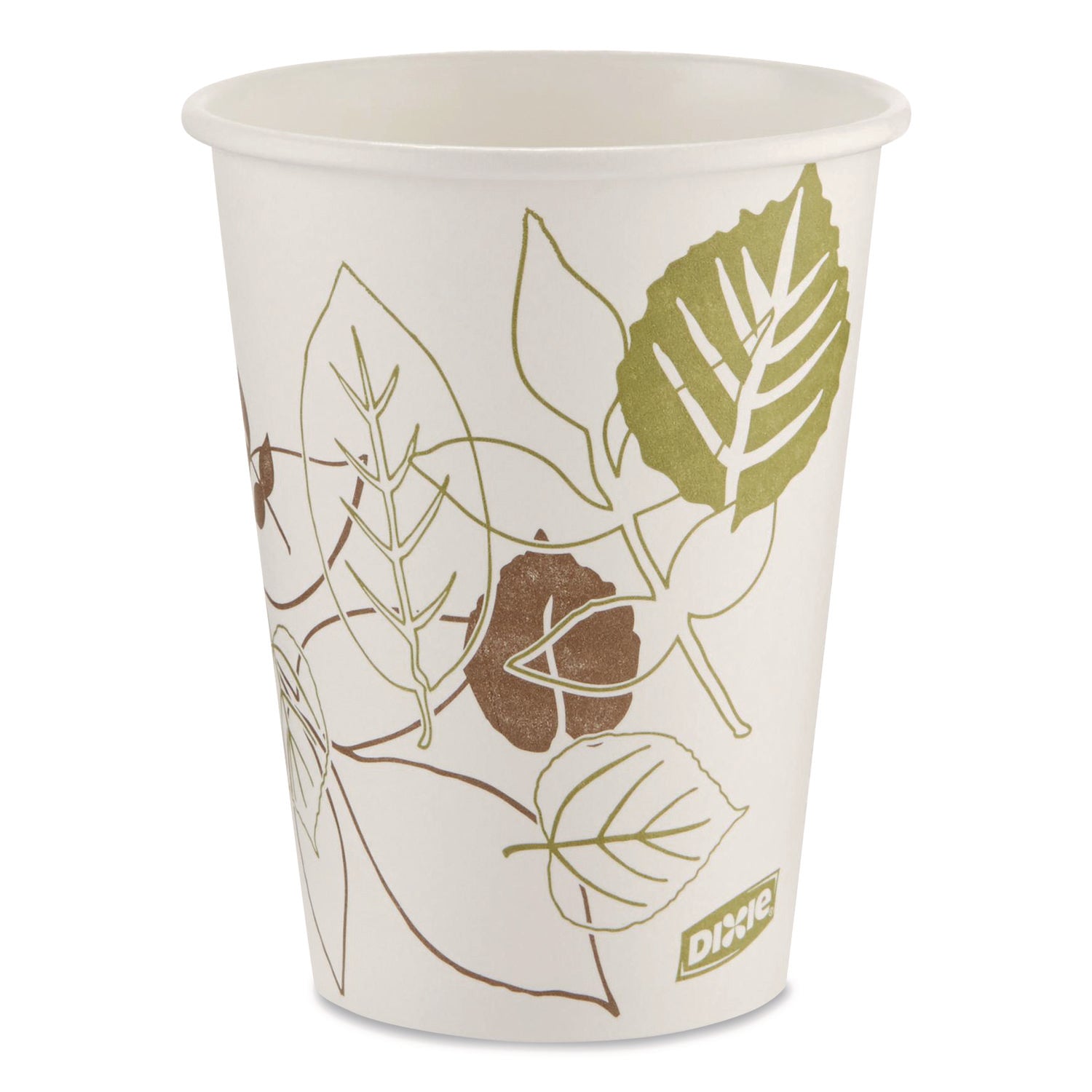 Dixie Pathways 12 oz Paper Hot Cups By GP Pro - 12 fl oz - White - Paper - Hot Drink - 50 / Pack