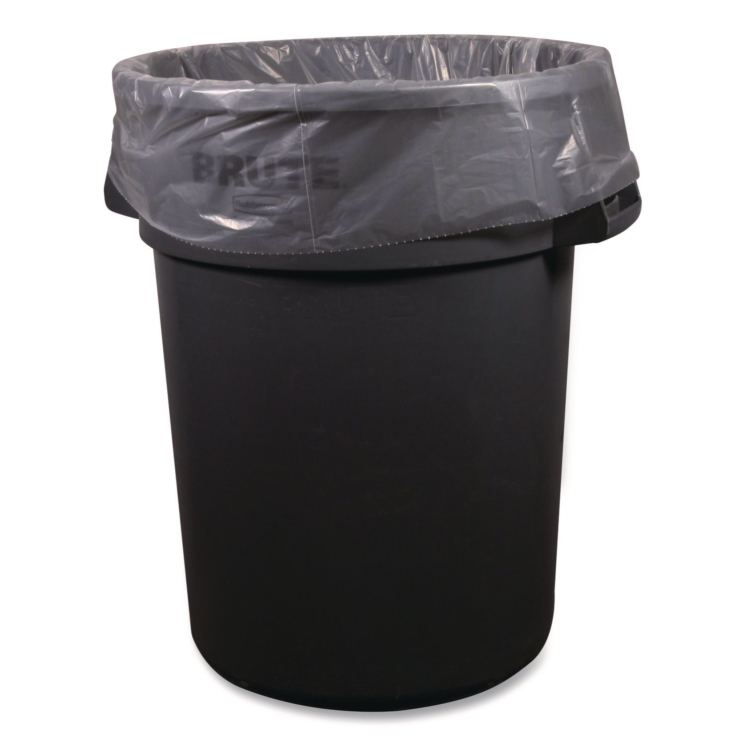 Low-Density Waste Can Liners, 44 gal, 1.3 mil, 37 x 50, Clear, Perforated Roll, 100/Carton