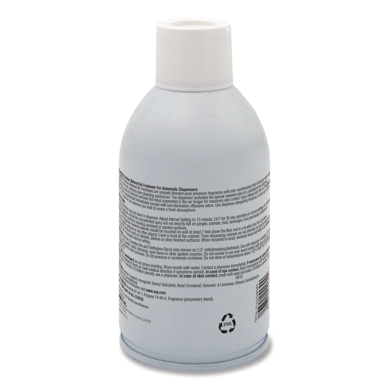 Premium Metered Air Freshener Refill, Spring Flowers, 7.1 oz Aerosol Spray