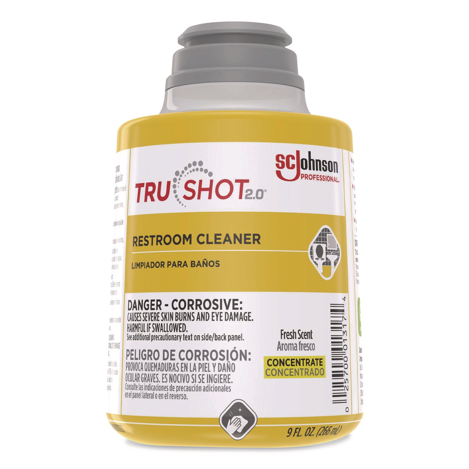 For Multi Surface, Multipurpose - Concentrate - Liquid - 9 fl oz (0.3 quart) - Fresh, Clean Scent - Easy to Use, Spill Resistant - Clear Cartridge - 1 Each