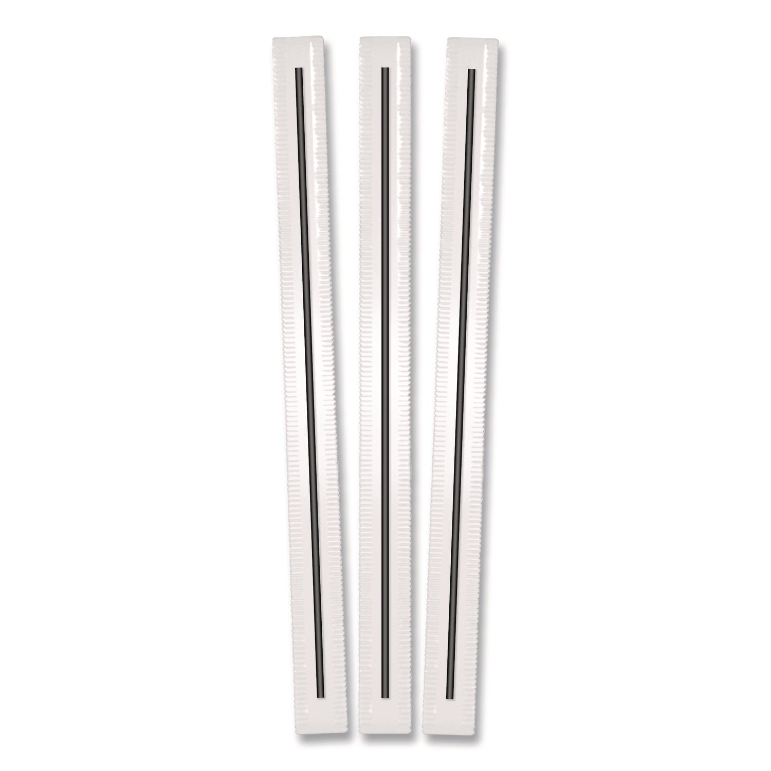 Wrapped Polypropylene Stirrers, 5.5", Black, 500/Box
