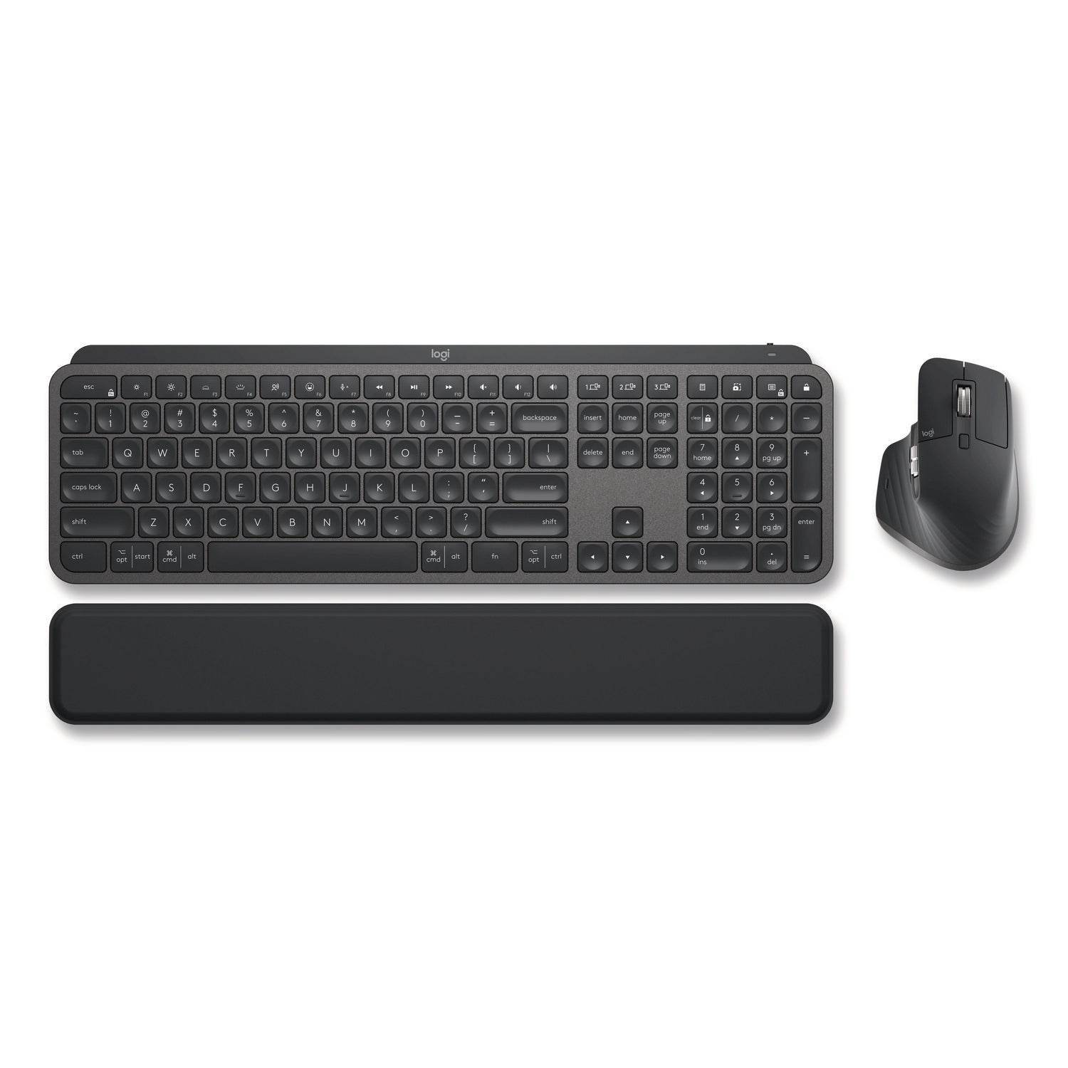 USB Wireless Bluetooth Keyboard - USB Wireless Bluetooth Mouse - Darkfield - 8000 dpi - 7 Button - Scroll Wheel - Right-handed - Compatible with PC, Mac - 1 Each