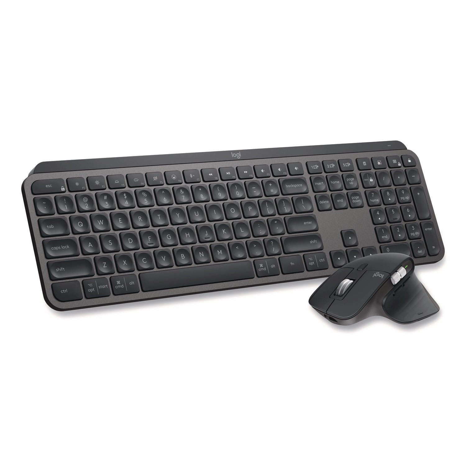 USB Wireless Bluetooth Keyboard - USB Wireless Bluetooth Mouse - Darkfield - 8000 dpi - 7 Button - Scroll Wheel - Right-handed - Compatible with PC, Mac - 1 Each