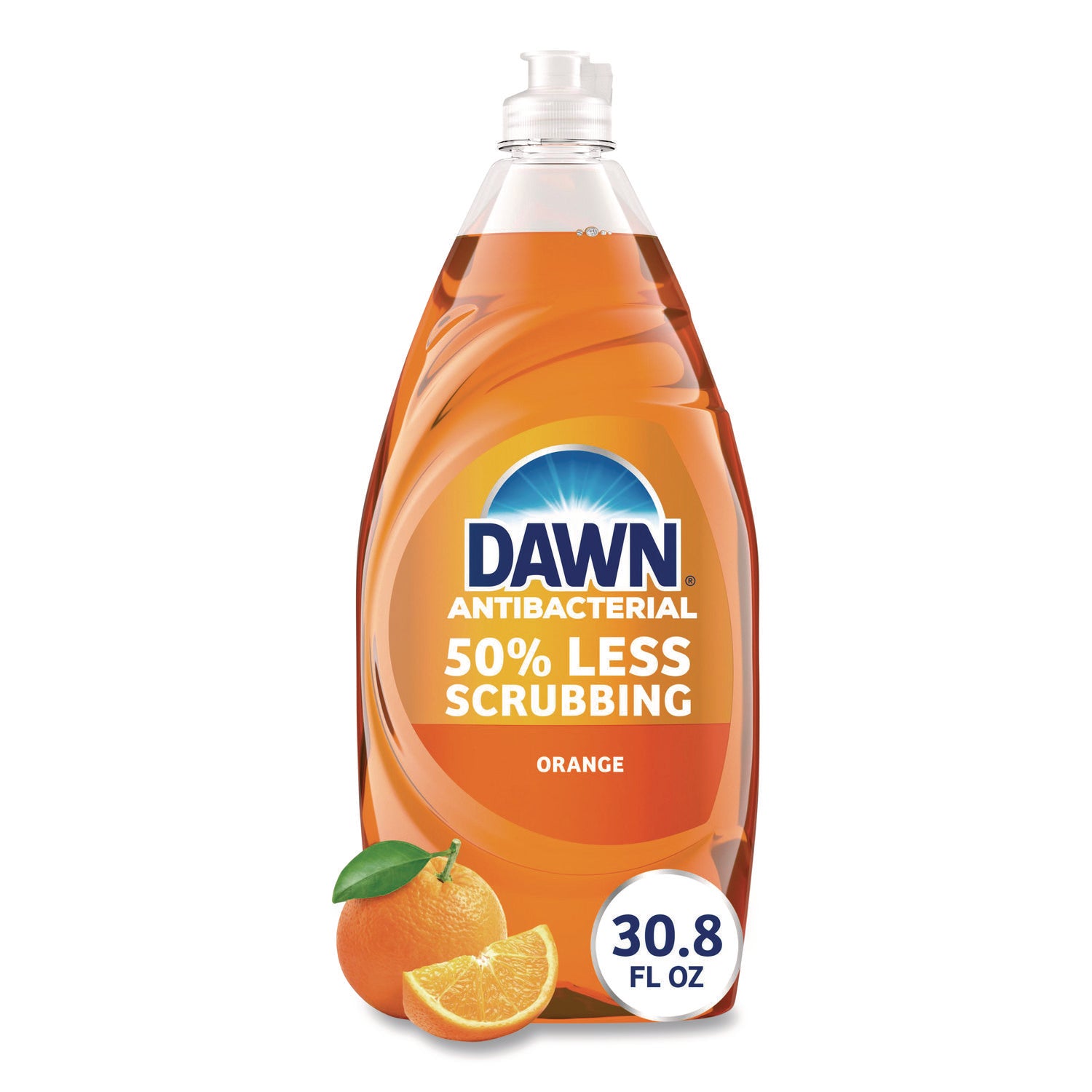 Dawn Antibacterial Dish Soap, Citrus Scent, 30.8 fl oz, Orange, Residue-Free, Streak-Free, Anti-Bacterial, 1 Each