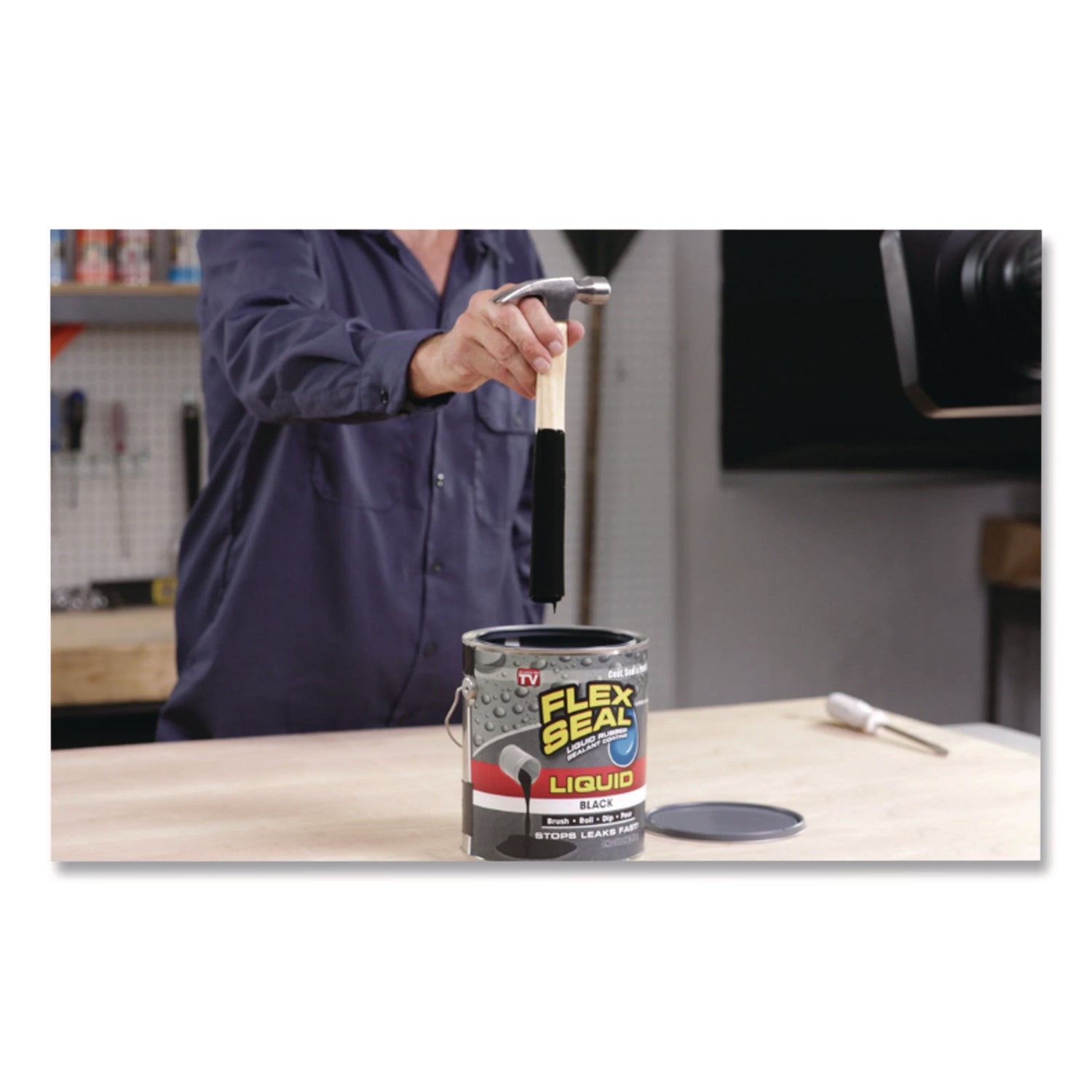 Liquid Rubber, 32 Oz Can, Black