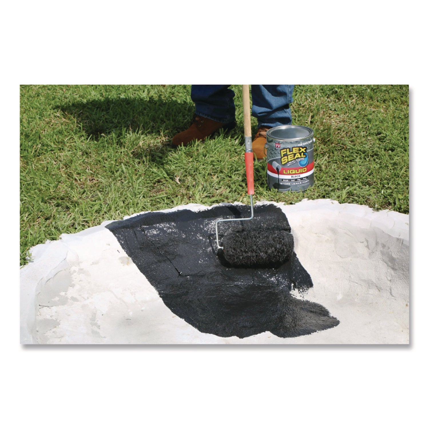 Liquid Rubber, 32 Oz Can, Black