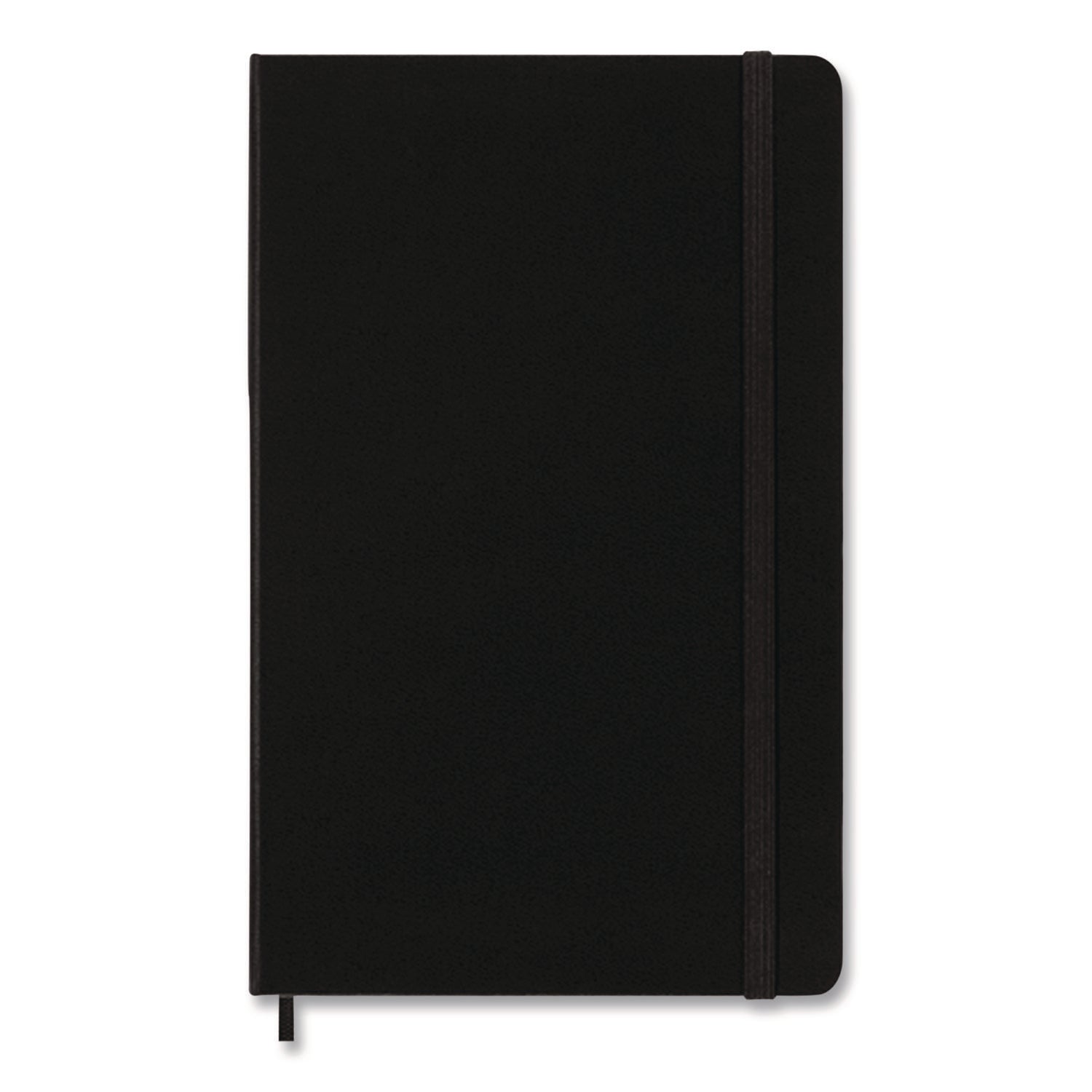 Hard Cover Notebook, 1-Subject, Quadrille Rule, Black Cover, (120) 8.25 x 5 Sheets