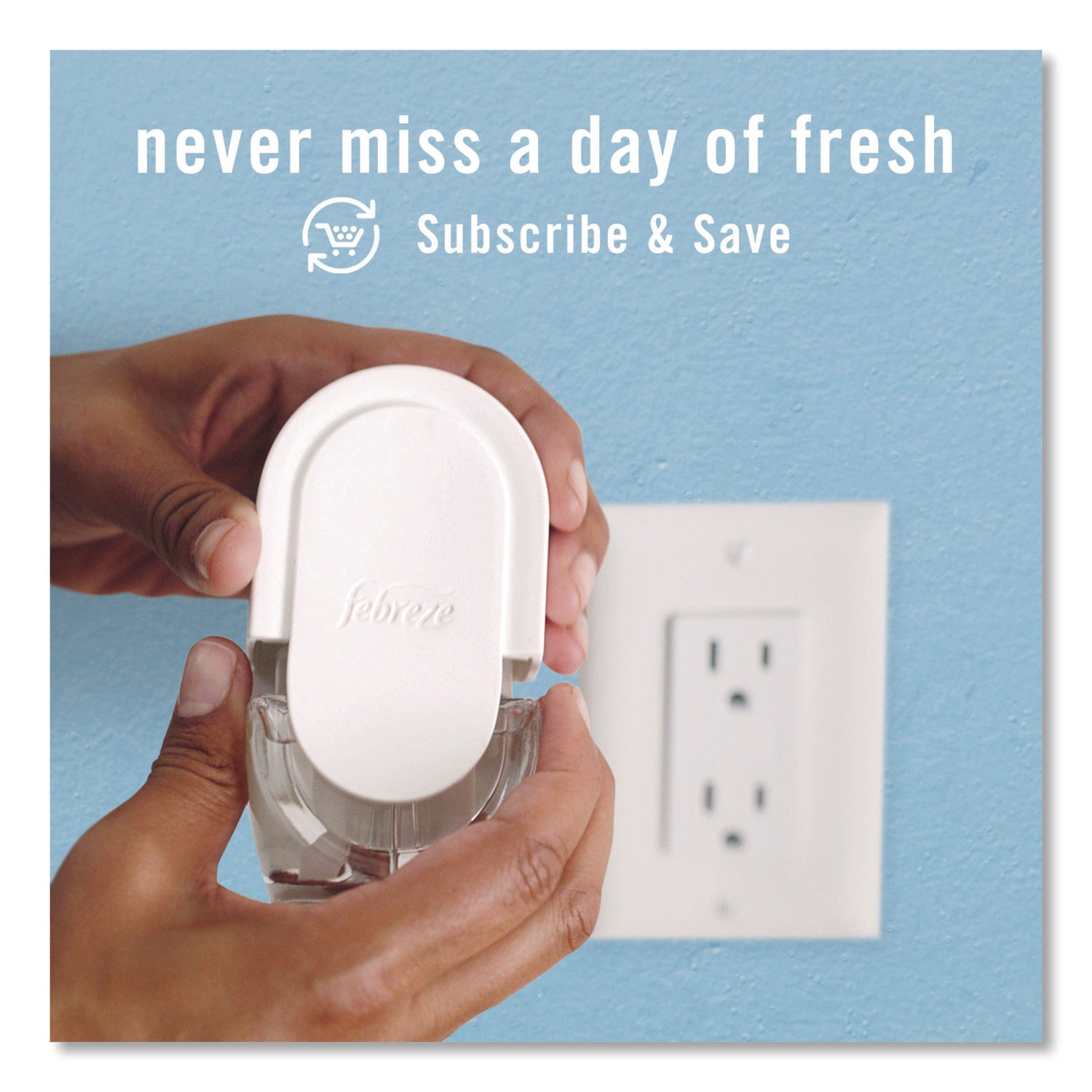 Febreze FadeDefy PLUG Air Freshener Refill, Gain Original Scent, 2.63 oz, Odor Neutralizer, 50 Day, 3/Pack