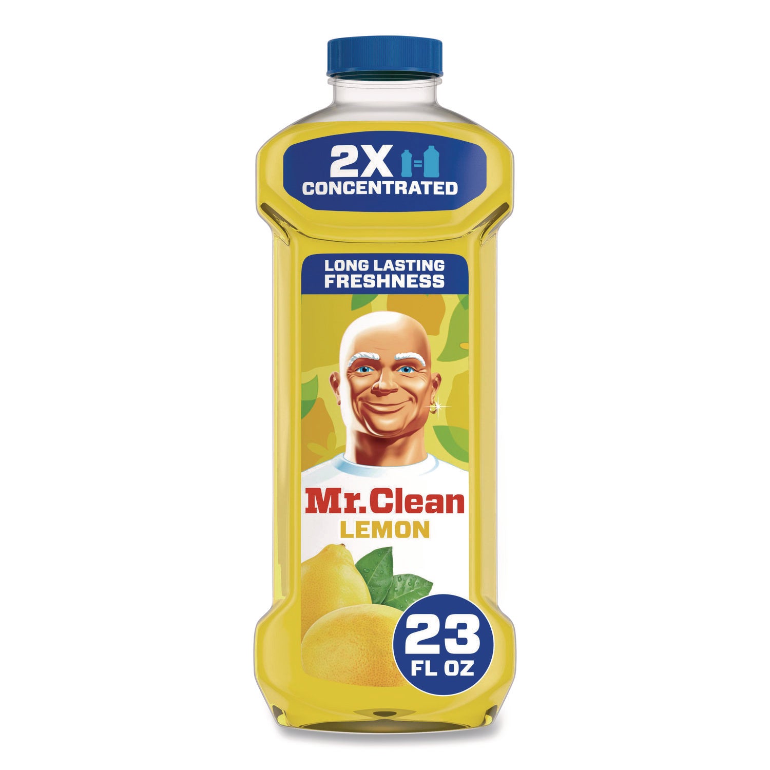 For Multi Surface, Multipurpose - Concentrate - Liquid - 23 fl oz (0.7 quart) - Fresh, Lemon Scent - Long Lasting - Yellow - 1 Each