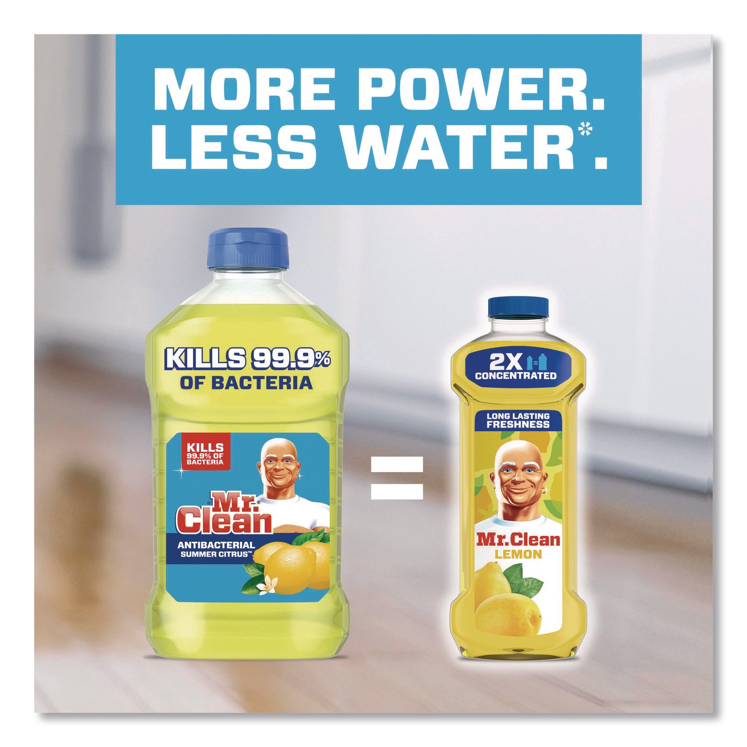 For Multi Surface, Multipurpose - Concentrate - Liquid - 23 fl oz (0.7 quart) - Fresh, Lemon Scent - Long Lasting - Yellow - 1 Each